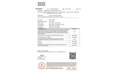 環(huán)保測試報告 ROHS+鹵素 CANEC25009106001