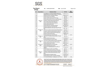 環(huán)保測(cè)試報(bào)告 PFAS CANEC25009106007