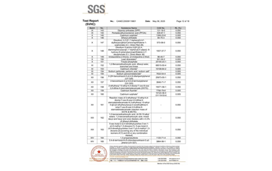 環(huán)保測(cè)試報(bào)告 SVHC CANEC25009119801